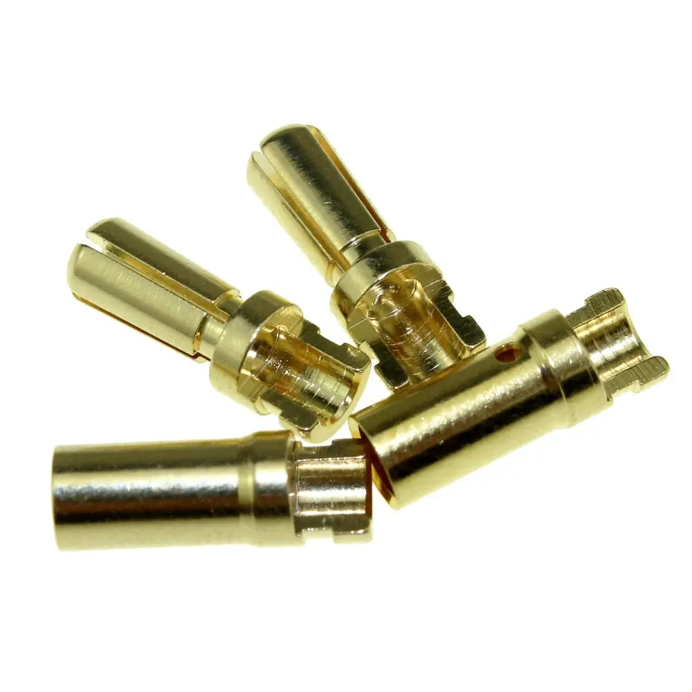 10pair New Amass Banana Plug 2mm 3.5mm 4mm 5.5mm 6mm 6.5mm Bullet Female Male Connectors Gold Plated Copper Semicircle - Image #5