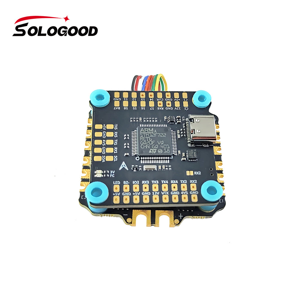 SoloGood F722 80A 8S Stack Flight Control Support 2 Cameras