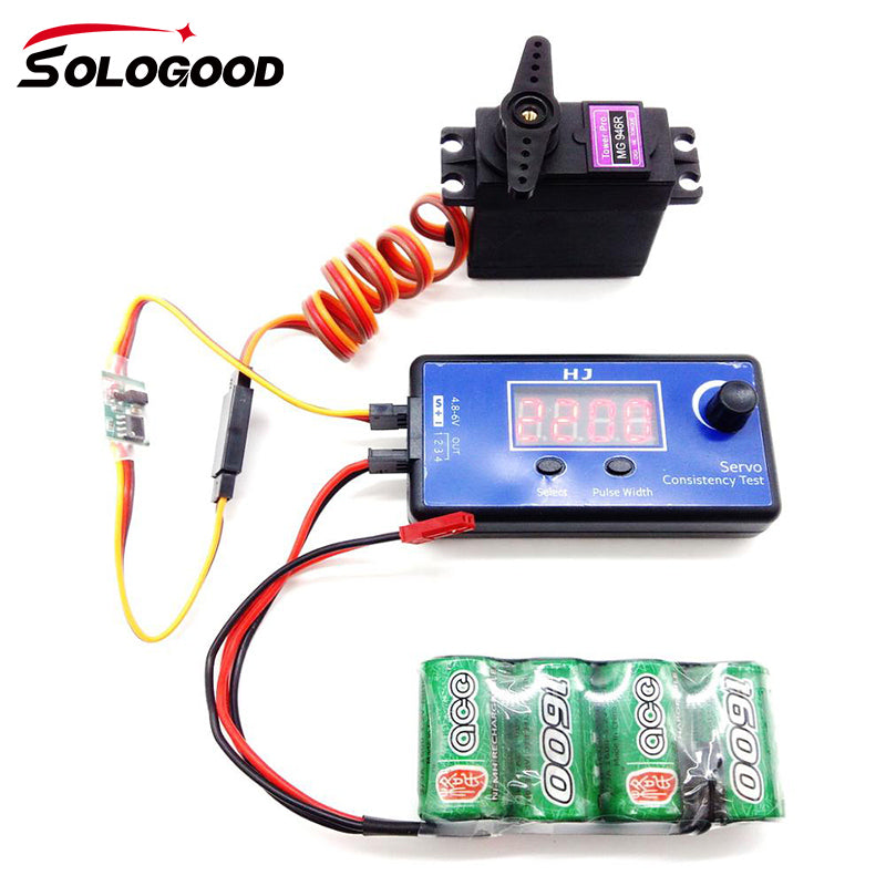 SoloGood Servo Signal Reverser Rotation Inverter 3.6V - 24V Steering Gear Reverser for JR Futaba Aircraft Airplane Steering Gear and Any Servos
