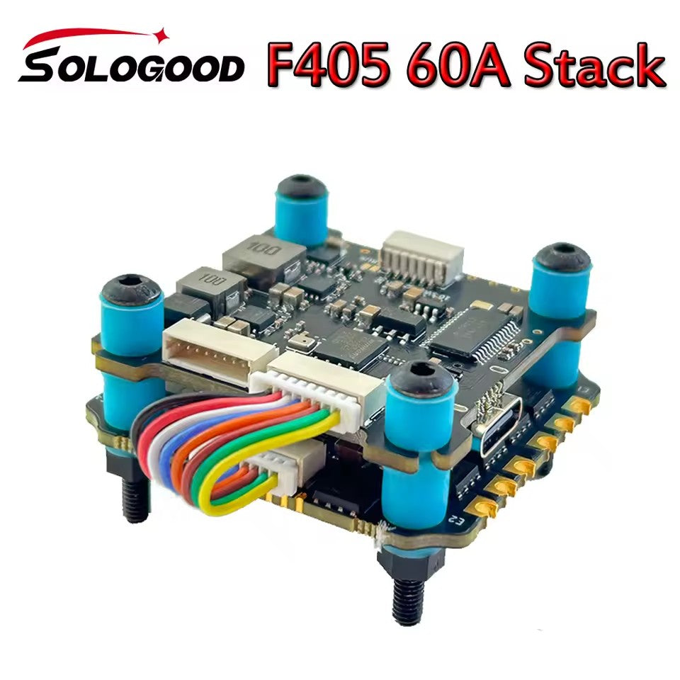 SoloGood F405 60A Stack BLS ICM42688P F405 BLS60A 4in1 ESC 30.5X30.5mm 2-6S