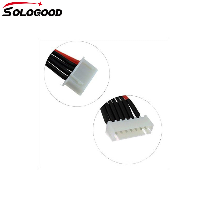 SoloGood 10PCS JST-XH 2S/ 3S/ 4S/ 5S/ 6S Battery Balance Plug Extension Lead 22AWG Silicone Wire Balance Leads Extension Cable for LiPo Batteries Balance Charging