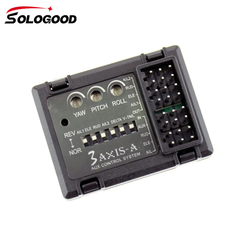 SoloGood 3-axis Flight Controller Stabilizer System Gyro for FPV RC Airplane, Fixed Wing Aircraft, Delta Wing, Gliders