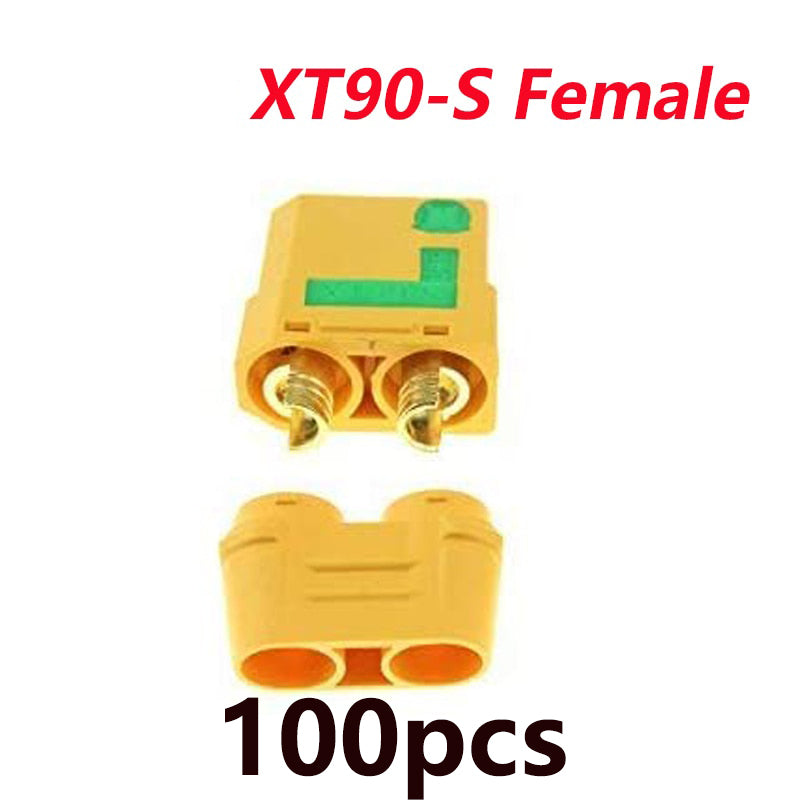 Wholesale 100pcs Amass XT90S XT90-S XT90 Connector Anti-Spark Male Female Connector for Battery, ESC and Charger Lead