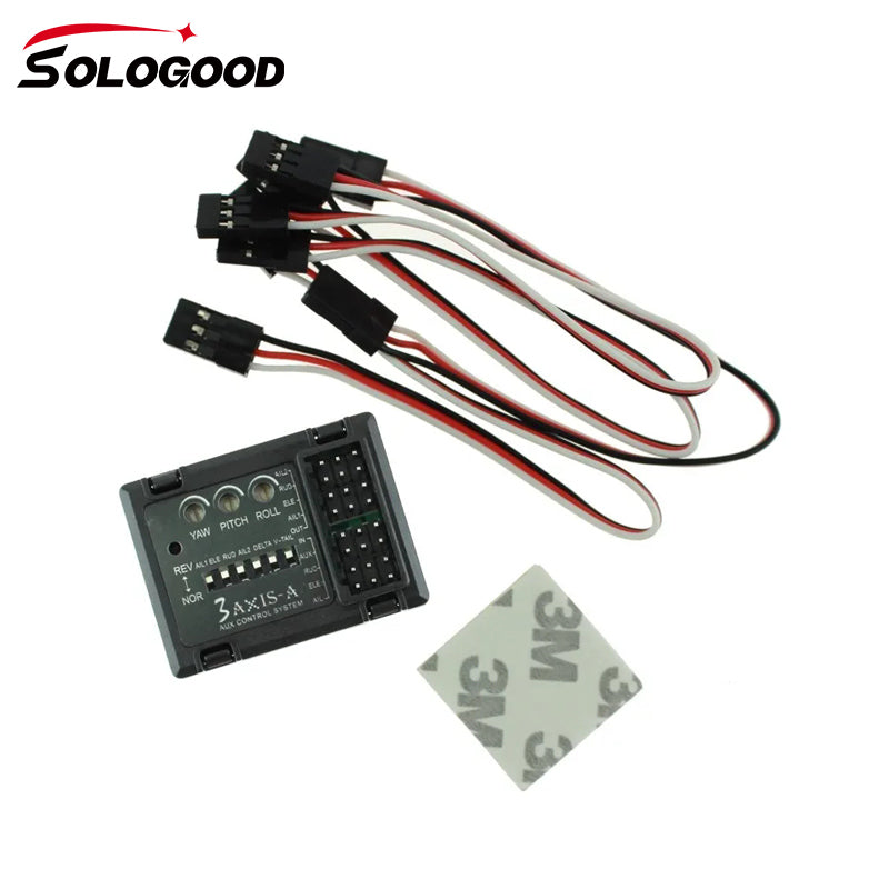 SoloGood 3-axis Flight Controller Stabilizer System Gyro for FPV RC Airplane, Fixed Wing Aircraft, Delta Wing, Gliders