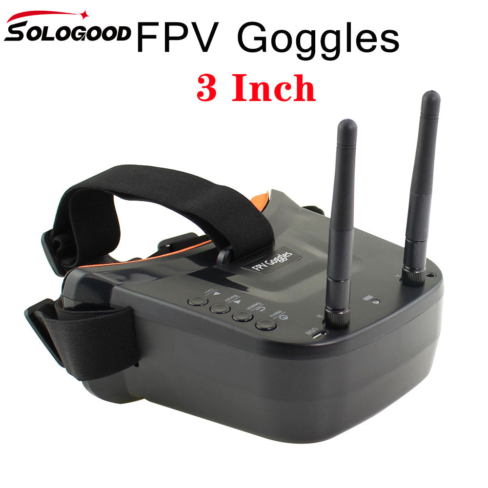 mini fpv goggles LST-009 5.8G 40CH Dual Antennas FPV Goggles Monitor Video Glasses Hea