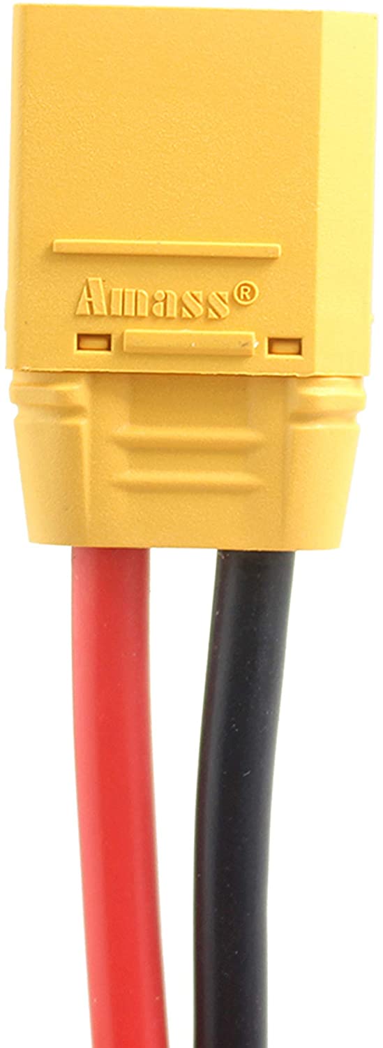 Amass 5 Pairs XT90 XT-90 Male Female Bullet Connectors Power Plugs for RC Lipo Battery Motor