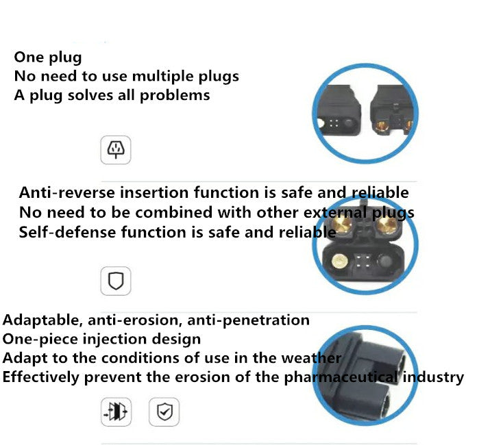 Amass AS150U 70A Copper Plated Male/Female Plug Connector Resistance Adapter Cable For RC Racing Drone FPV Model Spare Part