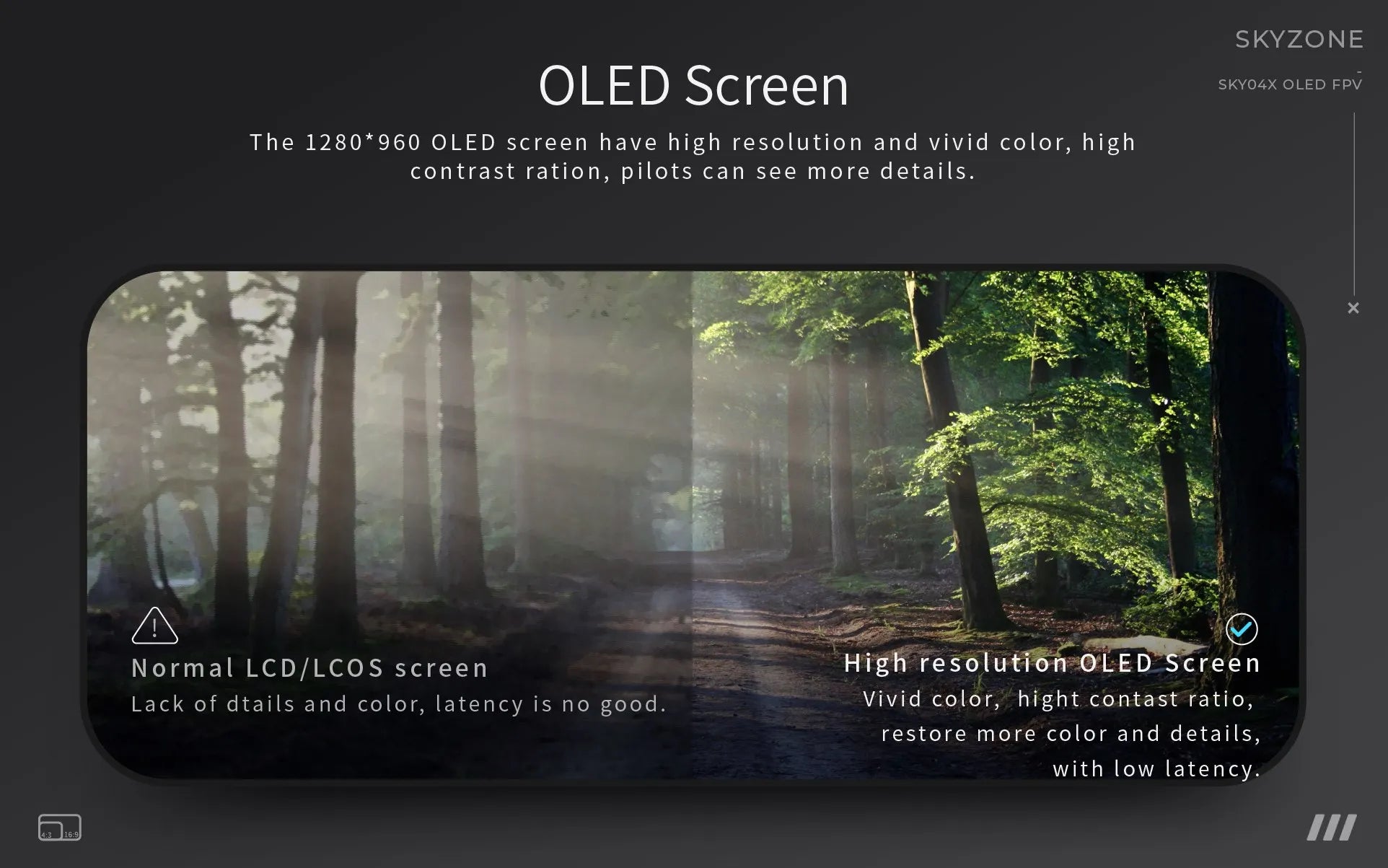 Skyzone SKY04X 04X V2 Oled 5.8GHz 48CH FPV Goggles Support OSD With Head Tracker Fan DVR Camera For Racing FPV Drone