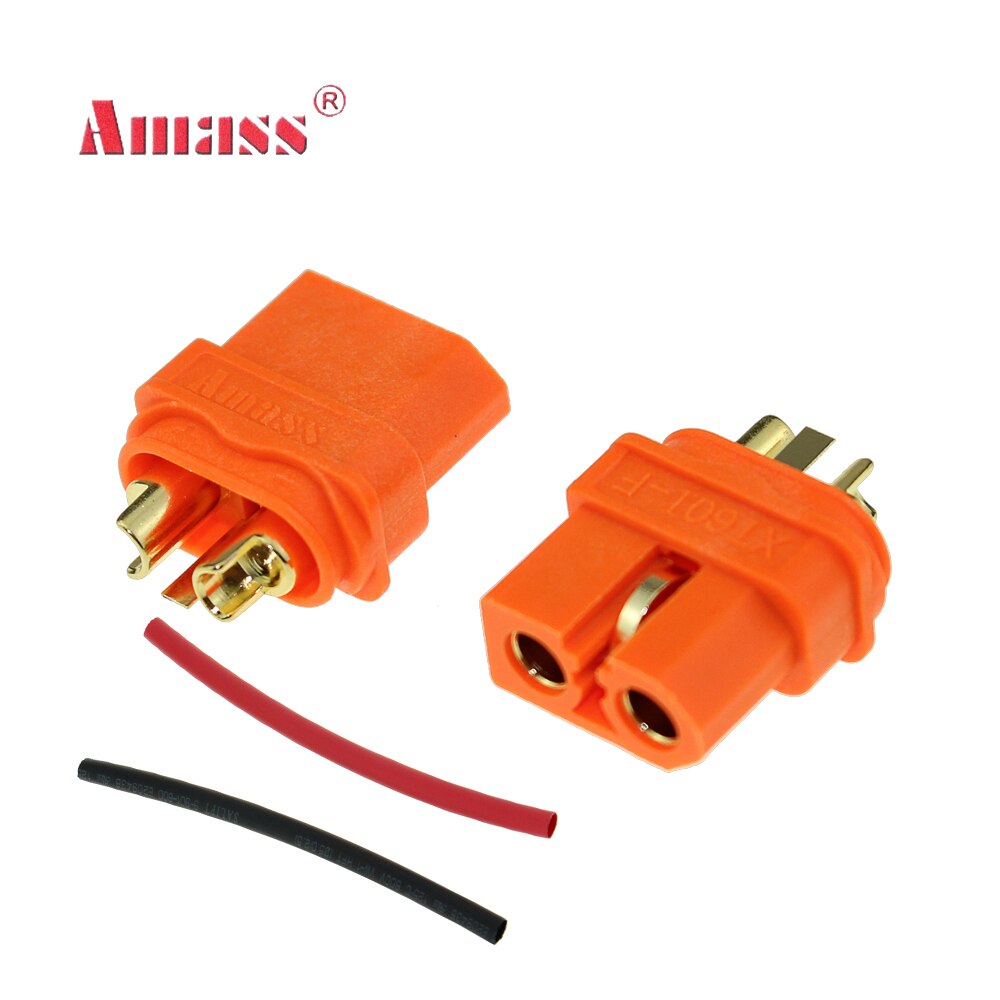 XT60I-F AMASS - Plug  DC supply; XT60; female; PIN: 3; for cable