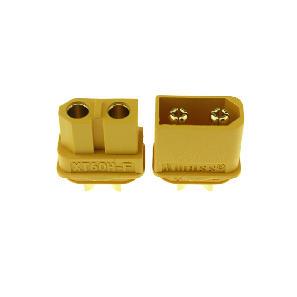 10 Pair Amass XT60H Bullet Connector Plug Upgrated of XT60 Female & Male Gold Plated For Rc Parts