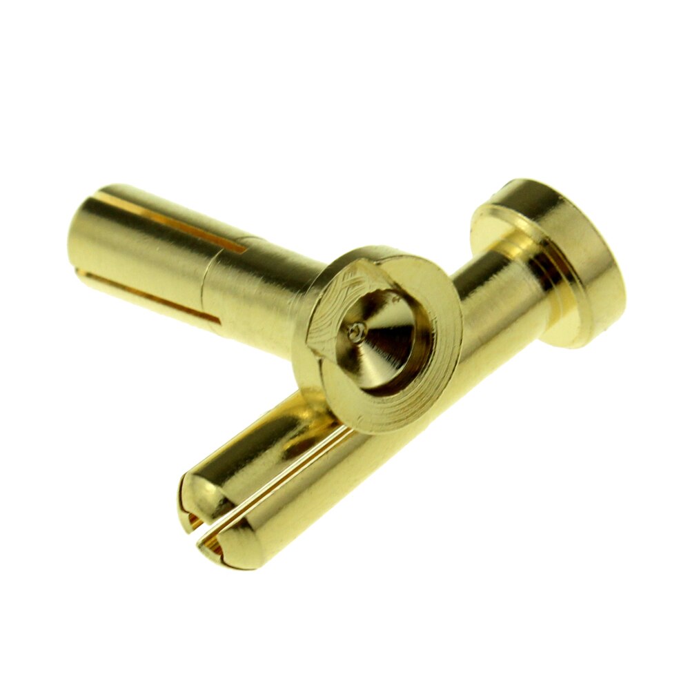 10PCS AMASS 4mm 5mm Banana Plugs Male Authentic Alotted aft Beveled Stable Current 40A Gold Plating 5u For RC Car