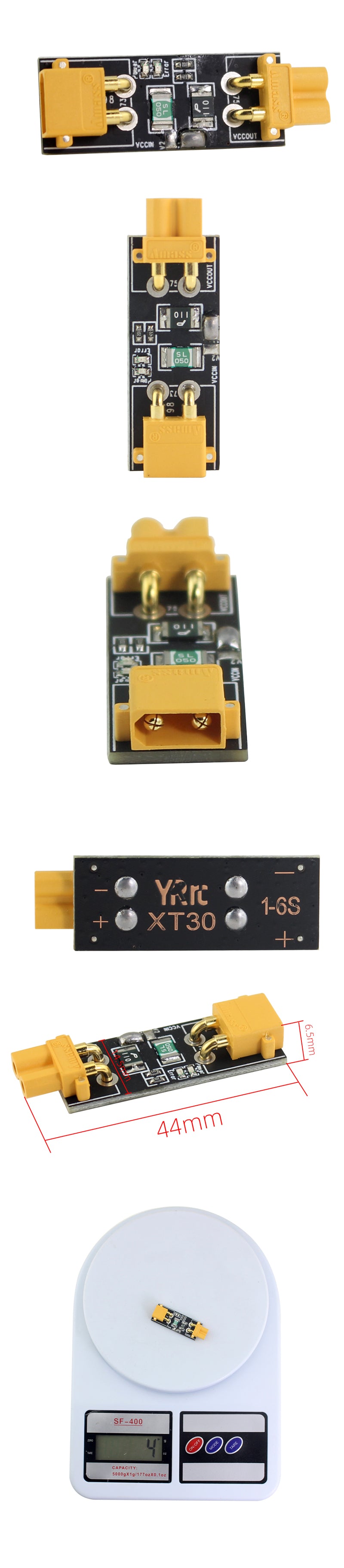 Amass XT30 Fuse Installation Test Safety Plug Short-circuit Protection Plug Overload Protection Inspecting