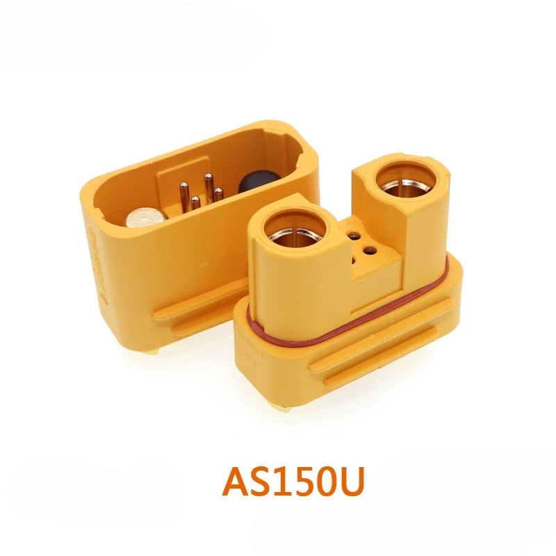 Amass AS150U Plug Connector 2.0mm Banana Head 18AWG Anti-ignition with Signal Pin Lithium Battery Waterproof Socket Parts