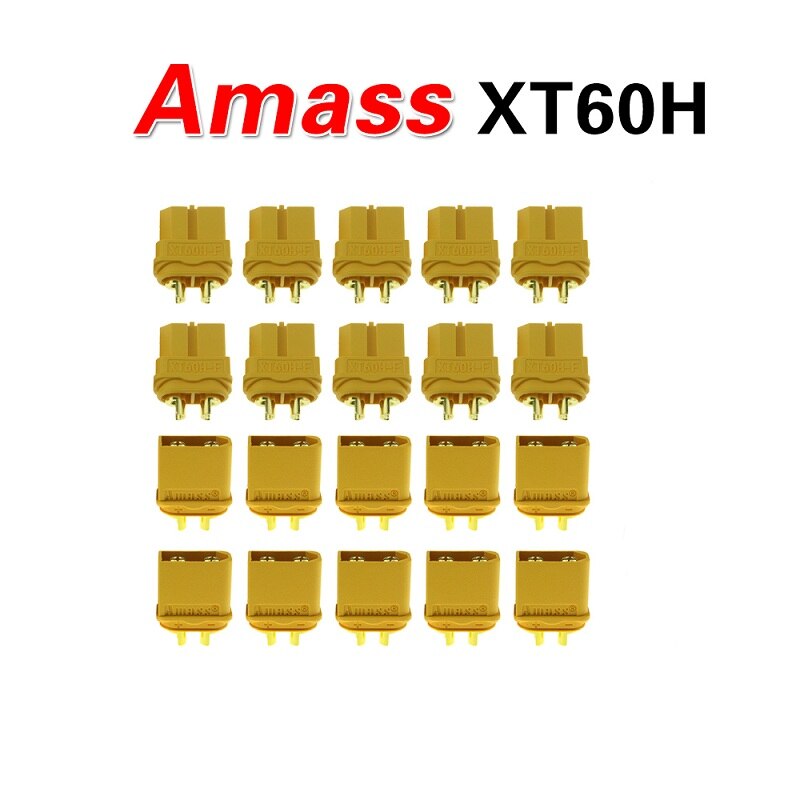 Amass Connector XT90S XT90-S Anti Spark XT30U XT60 XT90 MR30 XT60H Plugs Male Female FPV Drone Battery