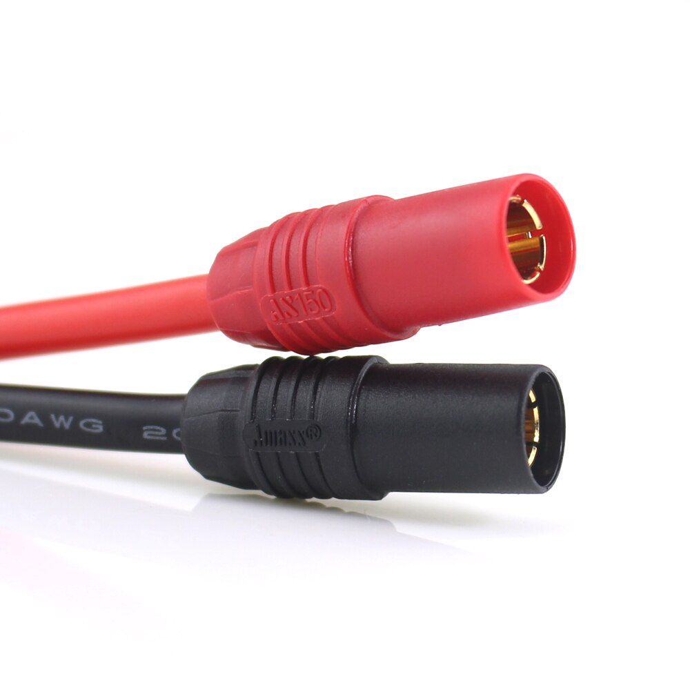 Amass XT90 Female to AS150 Female Plug Cable 15cm 10AWG Silicone Line Charger Adapter Wire for Battery RC Agriculture Drone