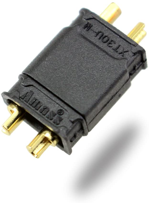 Amass 10 Pairs XT30 XT30-U Male Female Bullet Connectors Power Battery Plugs with Heat Shrink for RC Lipo Battery