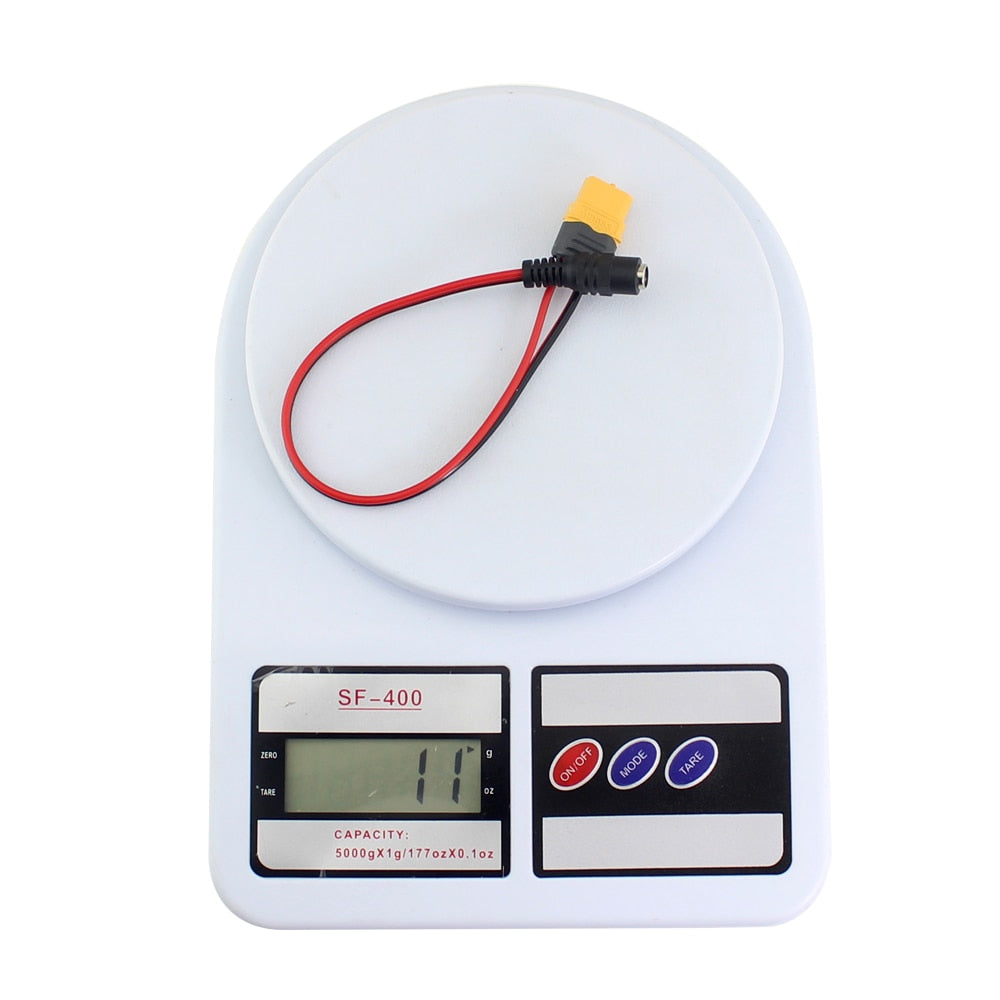 Amass XT60 Plug Female To DC5.5*2.5mm Power Supply Adapter Line Adapter Cable Suitable