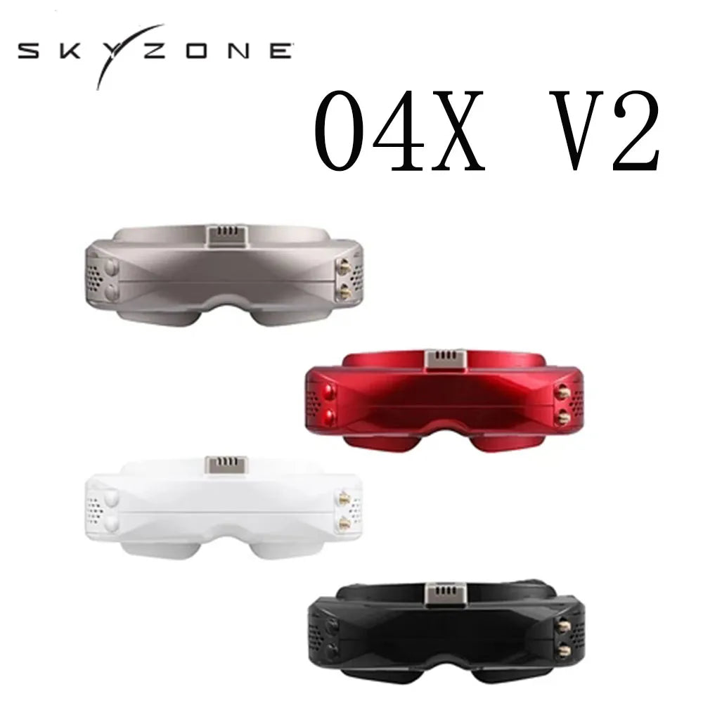Skyzone SKY04X 04X V2 Oled 5.8GHz 48CH FPV Goggles Support OSD With Head Tracker Fan DVR Camera For Racing FPV Drone
