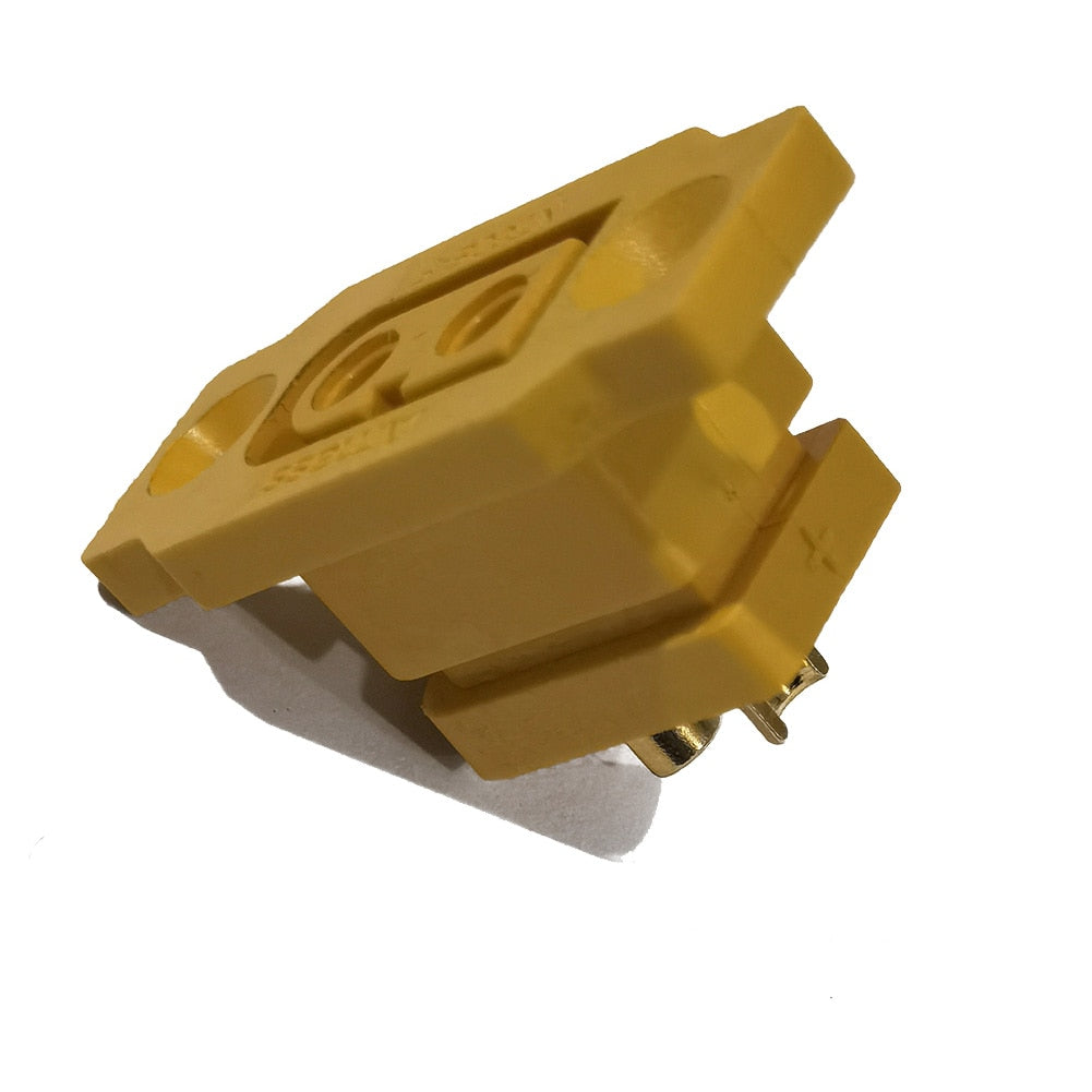 10pcs Amass XT60E-F Female Plug Large Current Gold/Brass Ni Plated Connector Power Battery Connecting Adapter for DIY RC Model