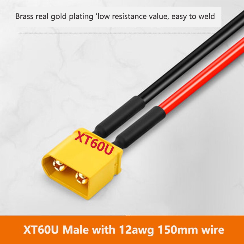 Wholesale 500pcs Amass XT60U XT60U-F Plug XT60 Connector with 3.5mm Gold Plated Banana Plug For Rc Drone Car Boat