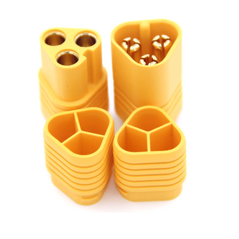 3 pair AMASS MT60 3.5mm 3 pole Bullet Connector Plug Set For RC ESC to Motor for RC Multicopter Quadcopter Airplane