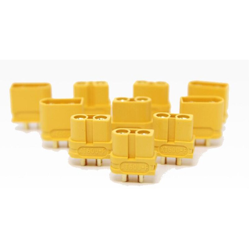 Wholesale 500pcs Amass XT60U XT60U-F Plug XT60 Connector with 3.5mm Gold Plated Banana Plug For Rc Drone Car Boat