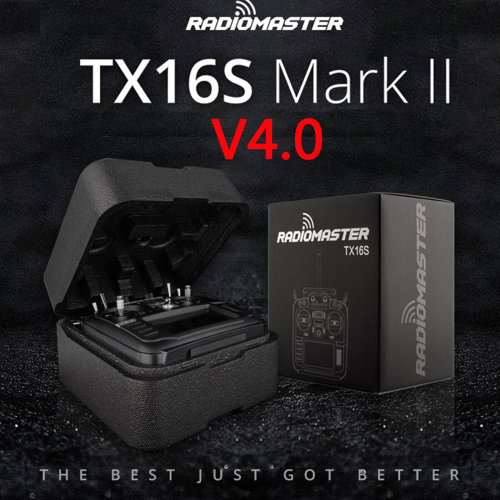 RadioMaster TX16S MKII V4.0 16CH 2.4G Hall Gimbals Transmitter Remote Control ELRS 4in1 Support EDGETX OPENTX for RC Drone