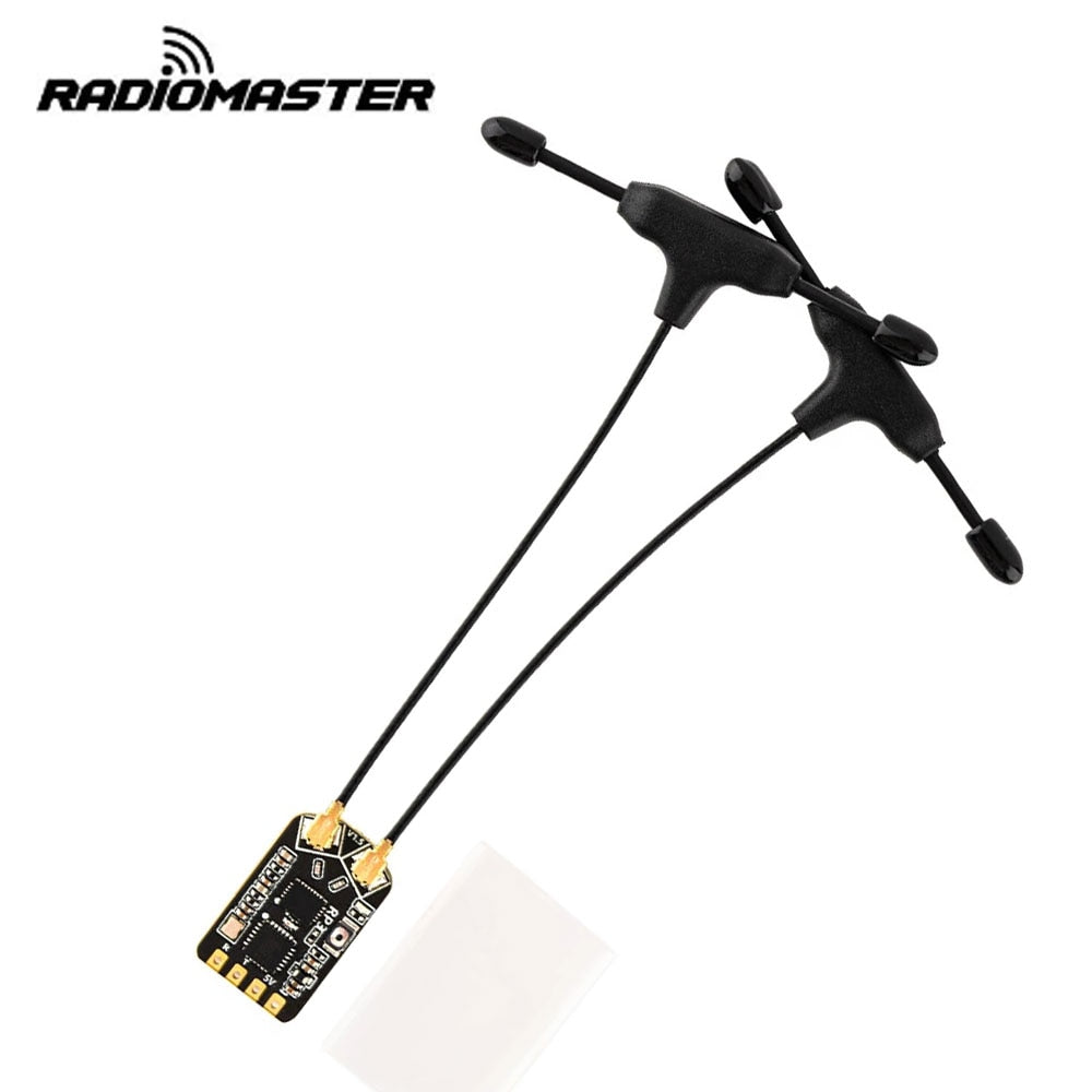 RadioMaster RP3 V3.0 ExpressLRS 2.4ghz Nano Receiver Dual Antenna for RC Airplane FPV Freestyle Tinywhoop Long Range
