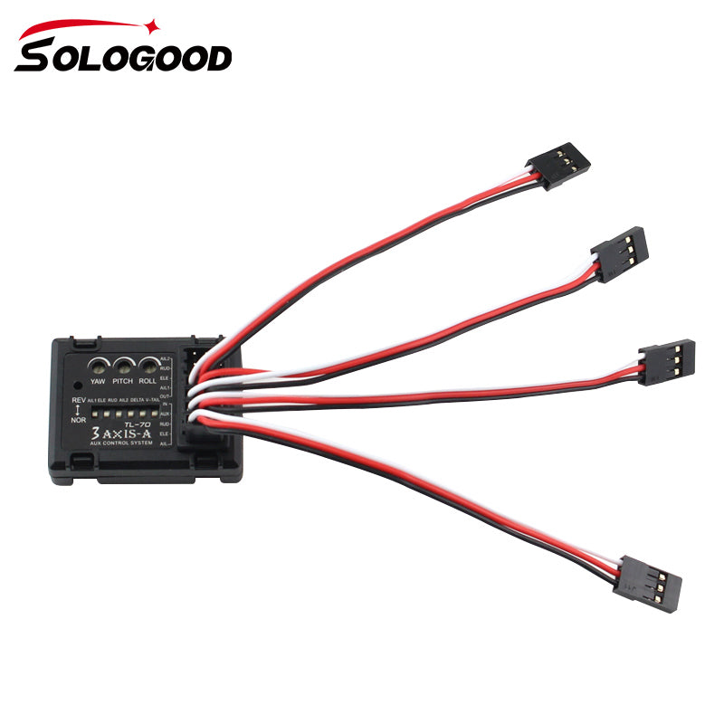 SoloGood 3-axis Flight Controller Stabilizer System Gyro for FPV RC Airplane, Fixed Wing Aircraft, Delta Wing, Gliders