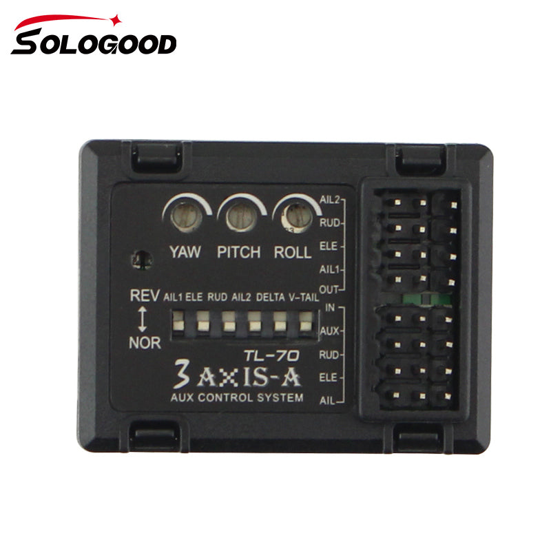 SoloGood 3-axis Flight Controller Stabilizer System Gyro for FPV RC Airplane, Fixed Wing Aircraft, Delta Wing, Gliders