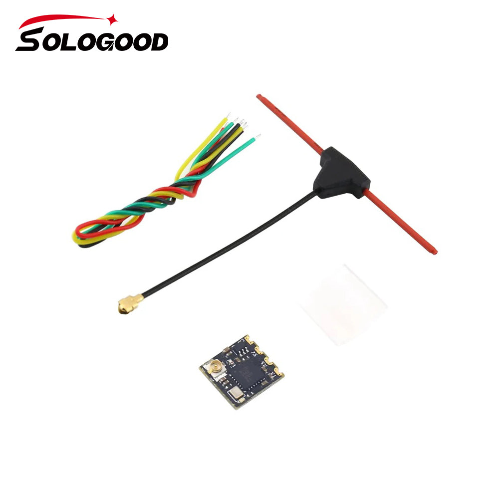 SoloGood ELRS MINI Receiver EPW5 2.4G ExpressLRS ELRS Nano Long Range Receiver RX for ES24TX Series RC Airplane FPV Long Range LR4 LR7
