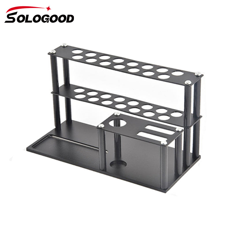 SoloGood RC Tool Stand Screwdriver Organizer Holder Phillips Hex Cross Storage Rack with Screw Tray 18 Holes for RC Car Heli