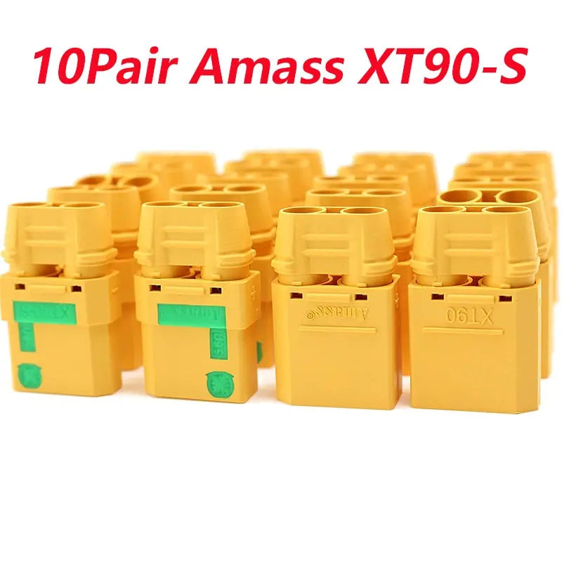 10 Pairs Amass  XT90S XT90-S XT90 Connector Anti-Spark Male Female Connector for Battery, ESC and Charger Lead - Image #7