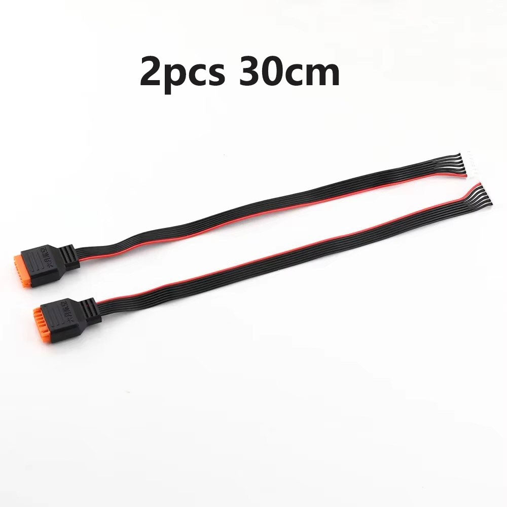 2PCS Charger Extension Cable Balanced Head for 2-6S Lithium Batteries Suitable for HOTA D6Pro ISDT Q6 M8 M6