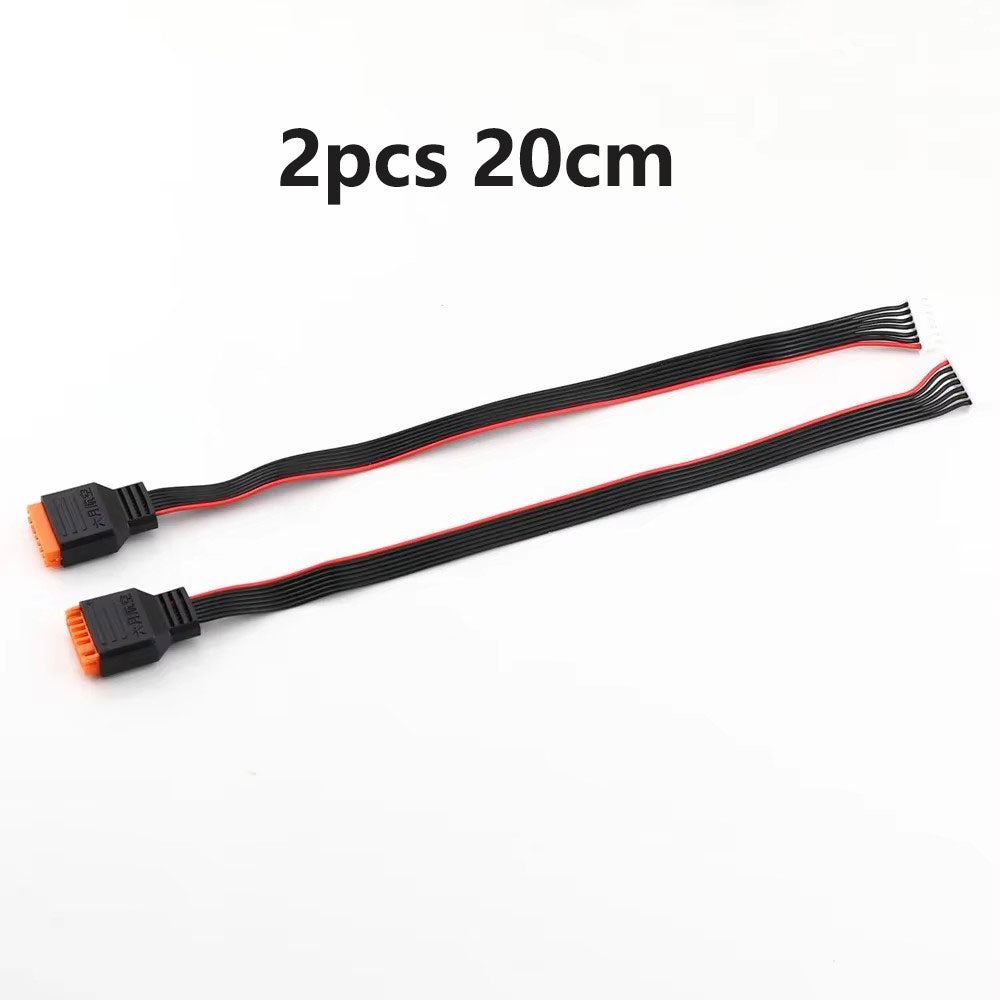 2PCS Charger Extension Cable Balanced Head for 2-6S Lithium Batteries Suitable for HOTA D6Pro ISDT Q6 M8 M6
