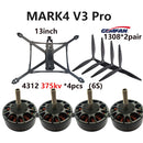 SoloGood MARK4 V3 Pro 13inch 570mm Carbon Fiber Frame Gemfan 1308 13X8X3 13inch Propeller 4312 375KV/508KV Brushless Motor