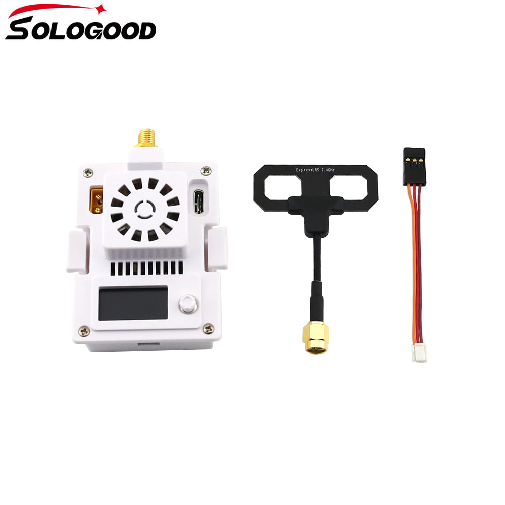 SoloGood ELRS 2.4G High-Frequency Head  Voyage High Brush 500Hz Signal  Enhancement General JR Warehouse External Power Supply