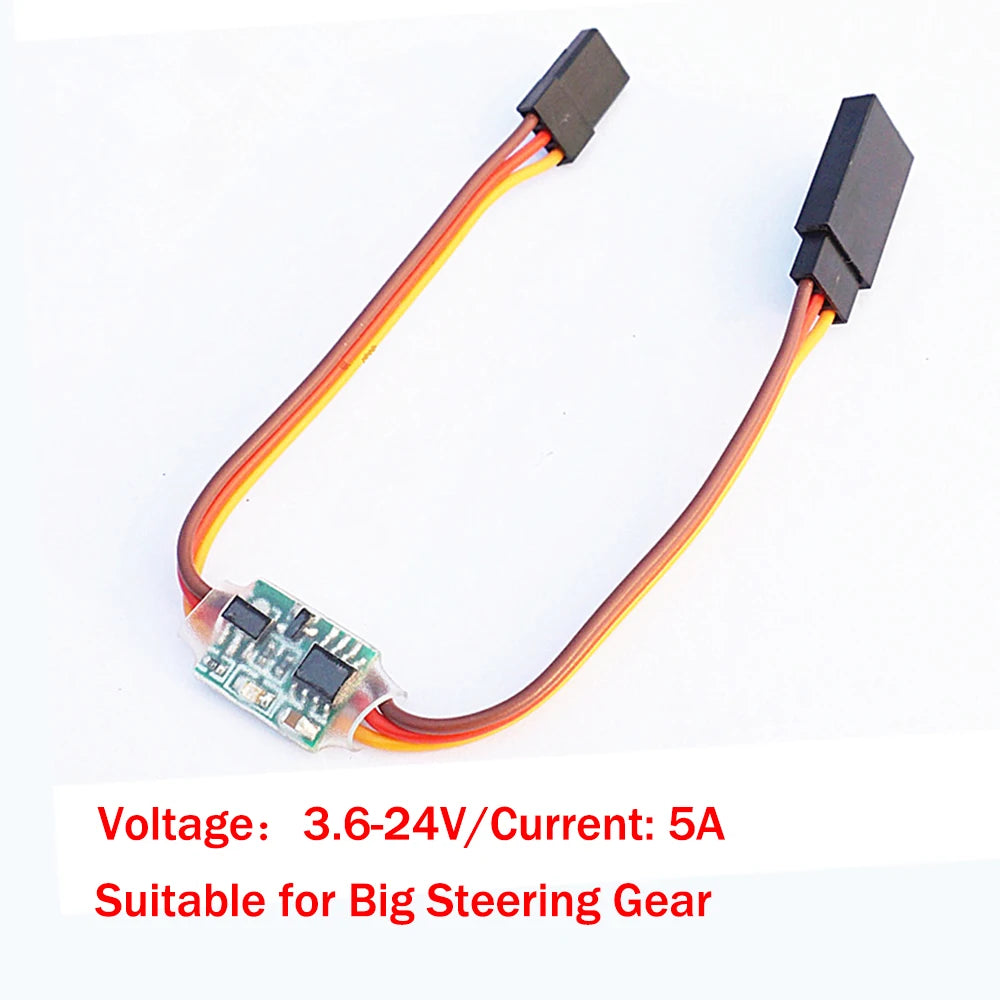SoloGood Servo Signal Reverser Rotation Inverter 3.6V - 24V Steering Gear Reverser for JR Futaba Aircraft Airplane Steering Gear and Any Servos