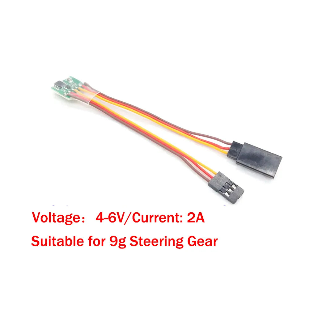 SoloGood Servo Signal Reverser Rotation Inverter 3.6V - 24V Steering Gear Reverser for JR Futaba Aircraft Airplane Steering Gear and Any Servos