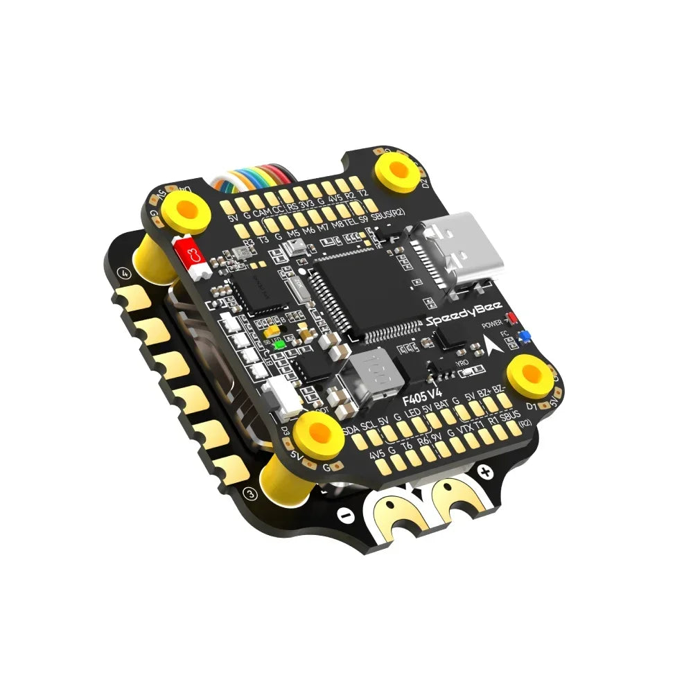 SpeedyBee F405 V4 BLS 60A 30x30 FC&ESC Stack F405 Flight Controller BLHELIS 60A 4in1 ESC for FPV Freestyle Drones DIY Parts