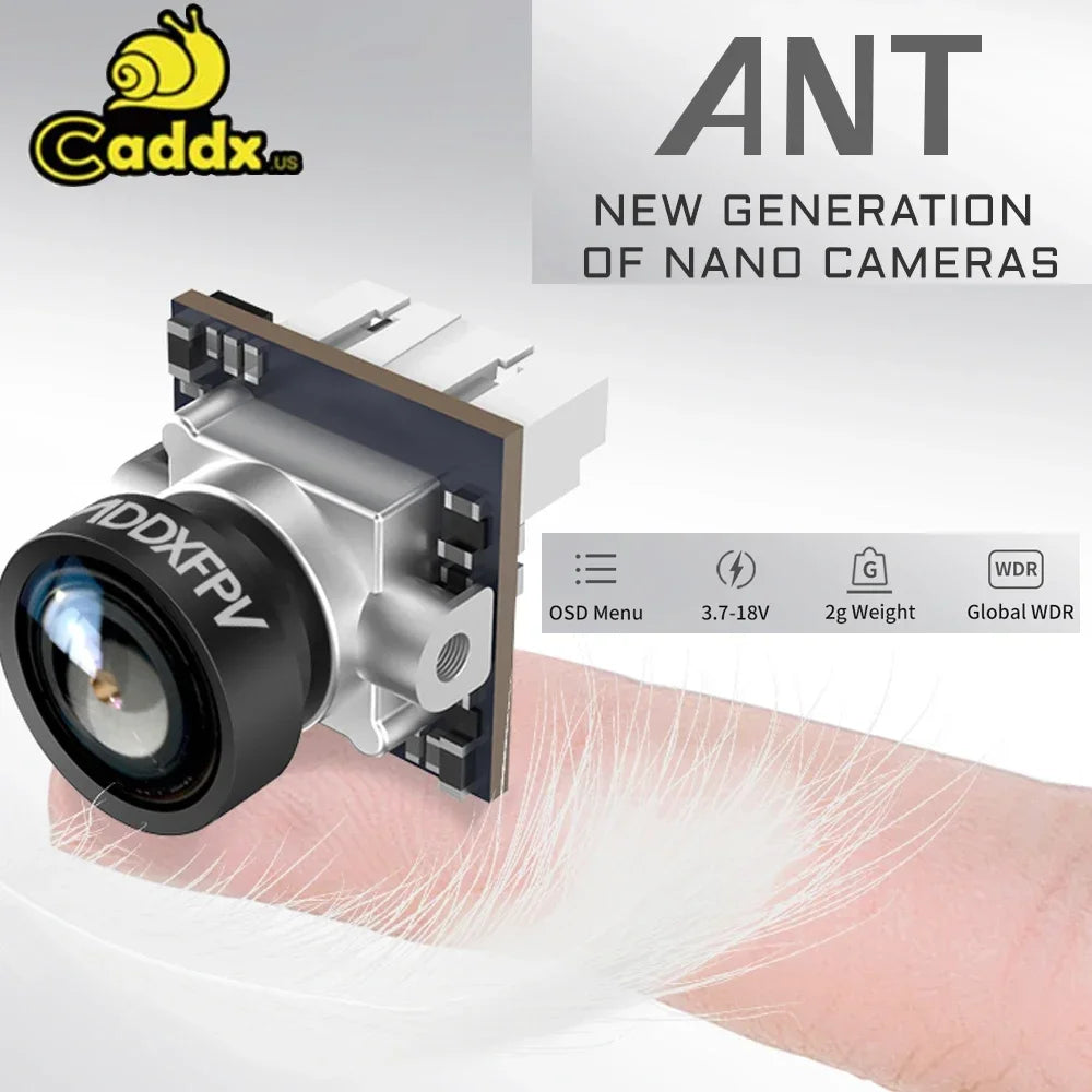 CADDX Ant FPV Camera Analog Camera (FPV Cycle Edition) 1200TVL 4:3/16:9 NTSC/PAL