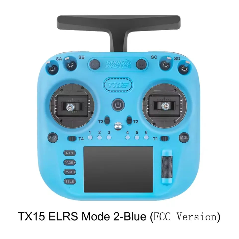 Radiomaster TX15 16ch 3.5inch IPS Touchscreen V5.0 Hall Gimbals Radio Controller ExpressLRS Built-in Gyro Microphone