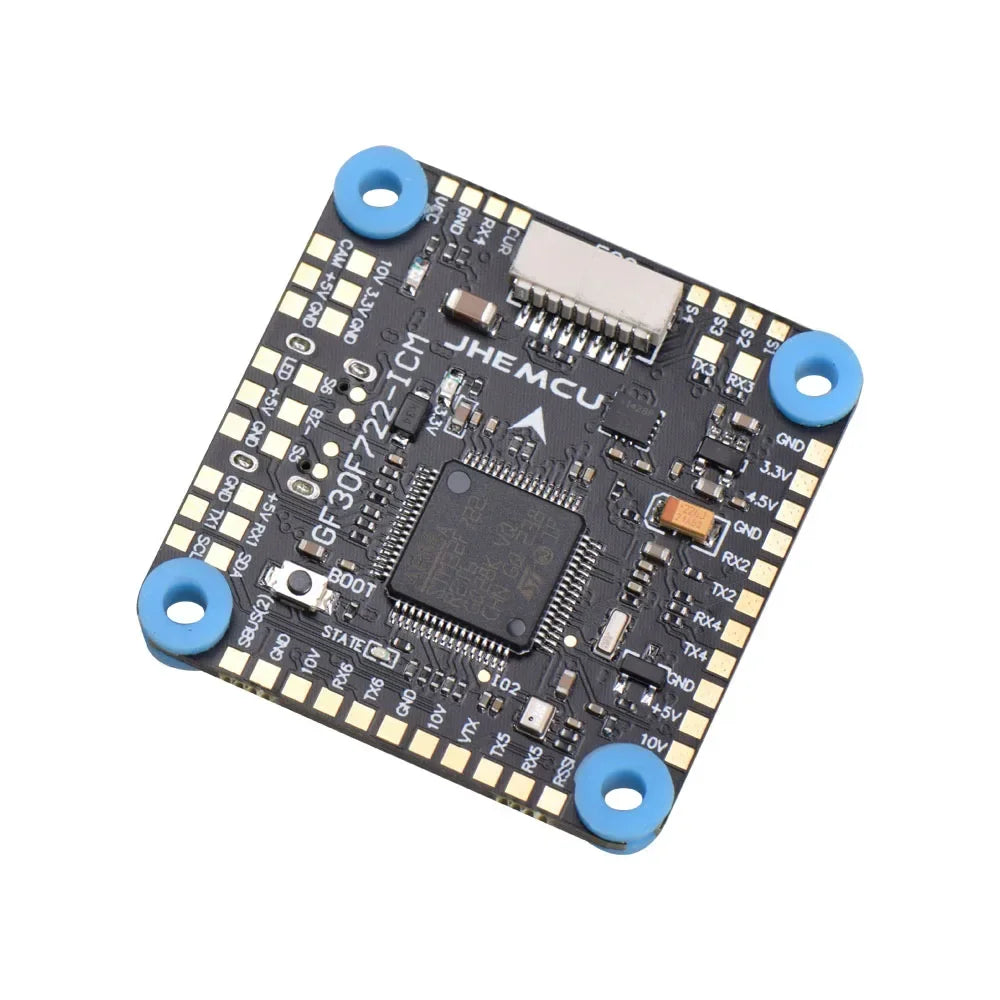 JHEMCU  F722 GF30F722-ICM Baro OSD 10V 5V  Dual BEC Flight Controller 30X30mm 3-8S