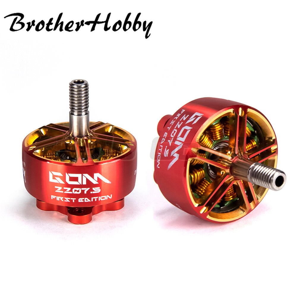 4pcs Brotherhobby GOM 2207.5 4-6S 1750KV / 1920KV / 2500KV 4-6S Brushless Motor For FPV Multicopter RC Racing Drone Model