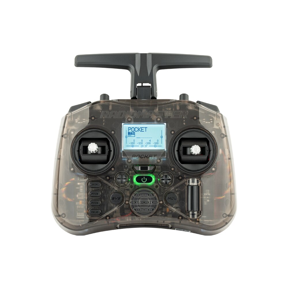 Radiomaster Pocket FCC Version Hall Gimbal Transmitter Remote Control Portable Lightweight Built In LED Light Foldable Antenna