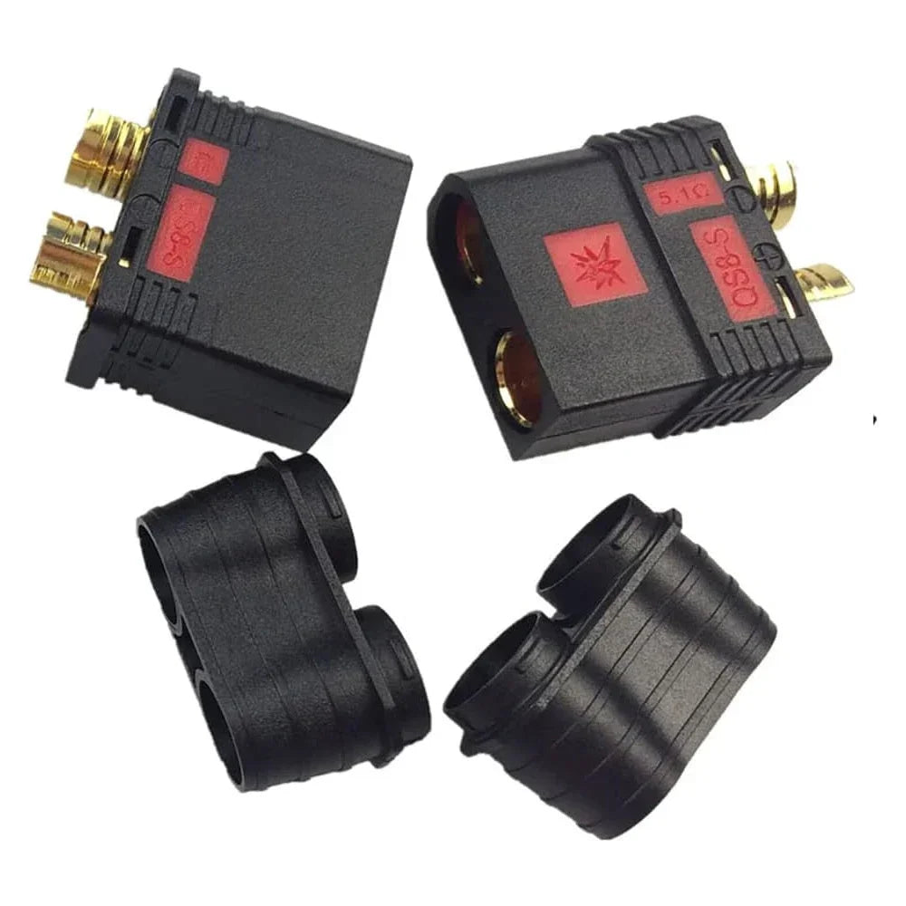 3 Pairs SoloGood QS8 Plug High Current Anti-Spark Black Connector