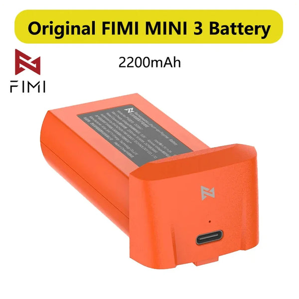 Original FIMI Mini 3 Intelligent Flight Battery 2200mAh 32mins Max Flight Time Rechargeable Lipo-Battery