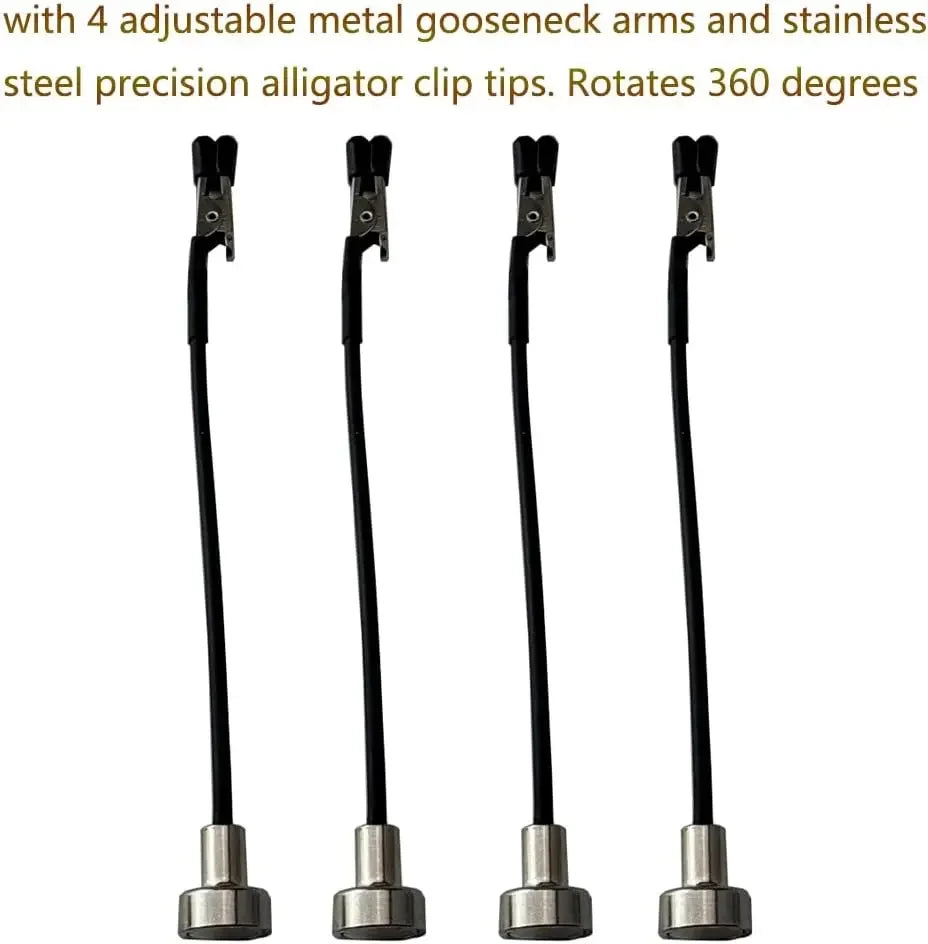 Welding Wire Fixture Welding Table Clamp Soldering with Strong Magnetic Base Flexible Arms PCB Holder