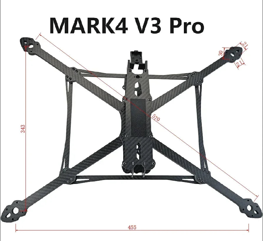 SoloGood MARK4 V3 Pro 13inch 570mm Carbon Fiber Frame SoloGood F722 80A Stack 4312 508KV Brushless Motor