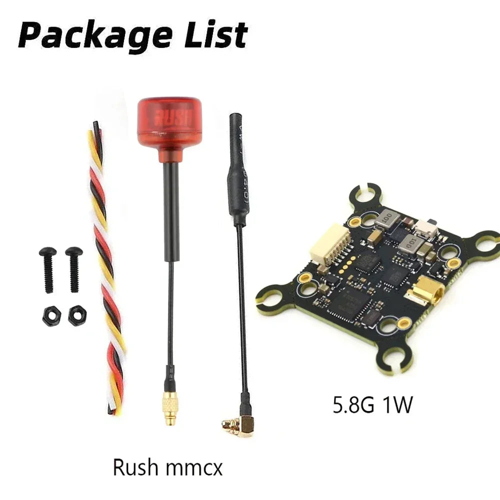 SoloGood 5.8G 1W 48CH VTX Image Transmission Rush Cherry Ntenna Input Voltage 7-26V